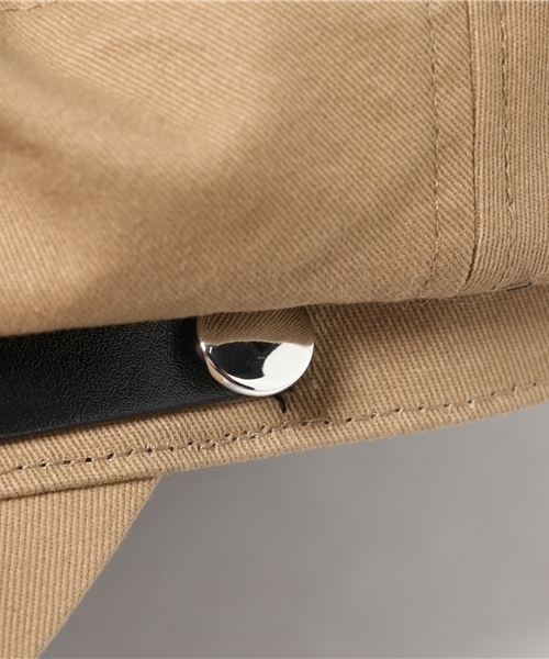 WEGO(ウィゴー)の「WEGO/テープマリンキャップ(キャスケット・レディース・ブラック/ベージュ・FREE)」の5枚目の写真