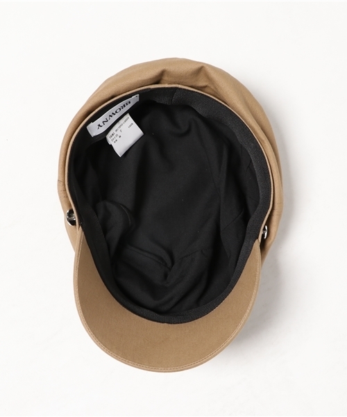 WEGO(ウィゴー)の「WEGO/テープマリンキャップ(キャスケット・レディース・ブラック/ベージュ・FREE)」の6枚目の写真