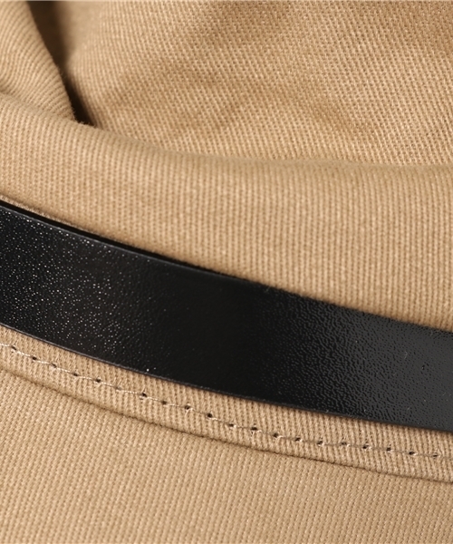 WEGO(ウィゴー)の「WEGO/テープマリンキャップ(キャスケット・レディース・ブラック/ベージュ・FREE)」の7枚目の写真