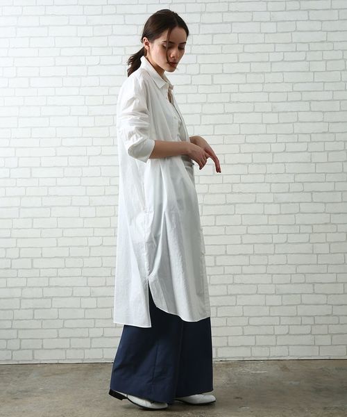 Salon Adam Et Rope サロン アダム エ ロペ の バックタックロングシャツワンピース シャツワンピース Wear