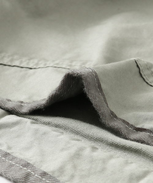 WORK NOT WORK URBAN RESEARCH（ワークノットワークアーバンリサーチ）の「WORK NOT WORK　硫化染ワークポケットベスト（ベスト・メンズ・グレー/ネイビー・MEDIUM/LARGE）」の22枚目の写真