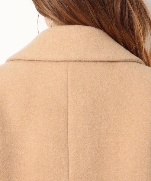 Heather(ヘザー)の「ファーポケットコート 766390(チェスターコート・レディース・グレー/キャメル/ネイビー・SMALL/MEDIUM)」の6枚目の写真