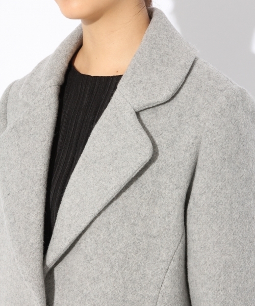 Heather(ヘザー)の「ファーポケットコート 766390(チェスターコート・レディース・グレー/キャメル/ネイビー・SMALL/MEDIUM)」の18枚目の写真