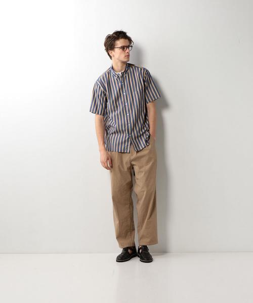 Steven Alan(スティーブンアラン)の「<Steven Alan> WIDE LONST BOX SINGLE NEEDLE BOLD/シャツ(シャツ/ブラウス・メンズ・ブラック/ベージュ・X-LARGE/MEDIUM/LARGE/SMALL)」の5枚目の写真