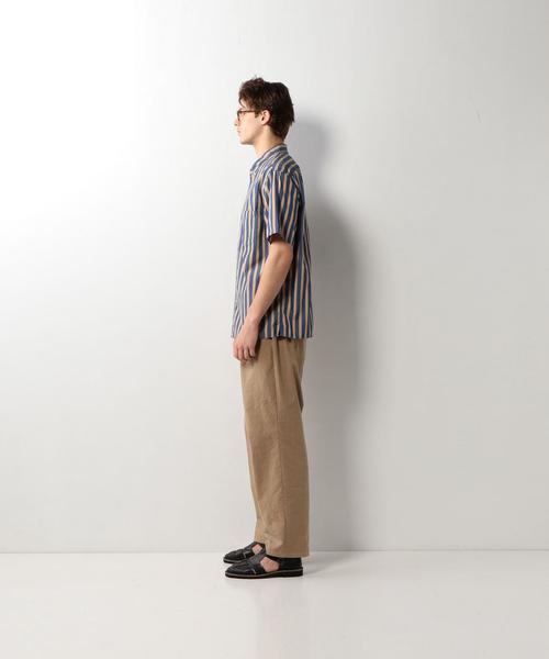 Steven Alan(スティーブンアラン)の「<Steven Alan> WIDE LONST BOX SINGLE NEEDLE BOLD/シャツ(シャツ/ブラウス・メンズ・ブラック/ベージュ・X-LARGE/MEDIUM/LARGE/SMALL)」の6枚目の写真