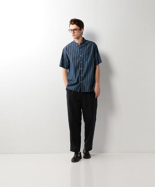 Steven Alan(スティーブンアラン)の「<Steven Alan> WIDE LONST BOX SINGLE NEEDLE BOLD/シャツ(シャツ/ブラウス・メンズ・ブラック/ベージュ・X-LARGE/MEDIUM/LARGE/SMALL)」の9枚目の写真