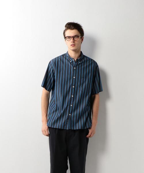 Steven Alan(スティーブンアラン)の「<Steven Alan> WIDE LONST BOX SINGLE NEEDLE BOLD/シャツ(シャツ/ブラウス・メンズ・ブラック/ベージュ・X-LARGE/MEDIUM/LARGE/SMALL)」の12枚目の写真