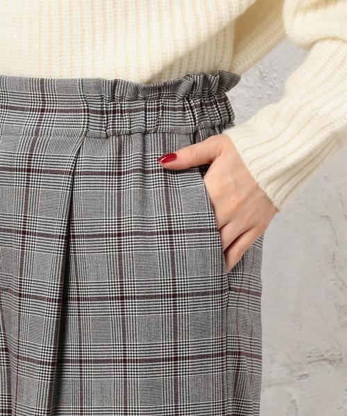 green label relaxing（グリーンレーベルリラクシング）の「CB ウラキモウ イージーワイドパンツ ◆（その他パンツ・レディース・ベージュ/ブラウン/レッド/オフホワイト/ダークグレー/コバルトブルー・38/36）」の12枚目の写真