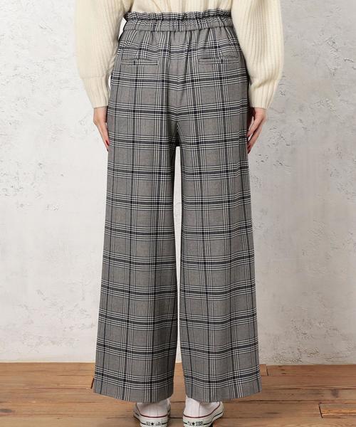 green label relaxing（グリーンレーベルリラクシング）の「CB ウラキモウ イージーワイドパンツ ◆（その他パンツ・レディース・ベージュ/ブラウン/レッド/オフホワイト/ダークグレー/コバルトブルー・38/36）」の20枚目の写真