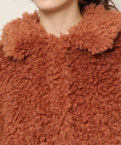 PAGEBOY（ページボーイ）の「【12/1 ヒルナンデス放映】ファーブルゾン（ブルゾン・レディース・キャメル/オフホワイト/ブルー・FREE）」の19枚目の写真