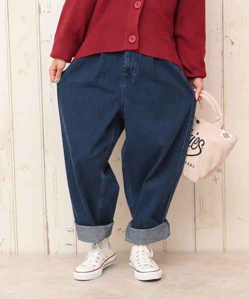 cepo(セポ)の「デニムトラウザーパンツ(デニムパンツ・レディース・ワンウォッシュ/ダークインディゴブルー・L/M/S)」の12枚目の写真