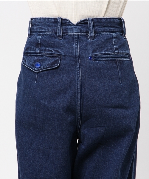 cepo(セポ)の「デニムトラウザーパンツ(デニムパンツ・レディース・ワンウォッシュ/ダークインディゴブルー・L/M/S)」の8枚目の写真