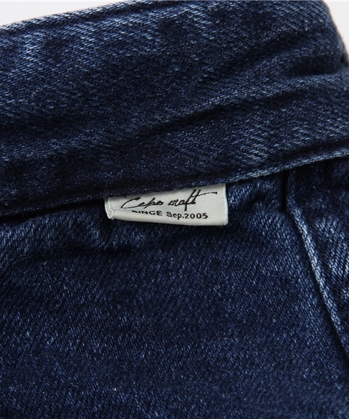 cepo(セポ)の「デニムトラウザーパンツ(デニムパンツ・レディース・ワンウォッシュ/ダークインディゴブルー・L/M/S)」の3枚目の写真