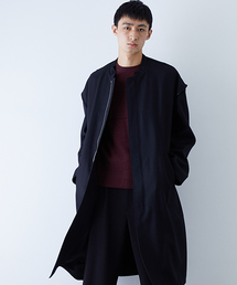【Name.】WOOL DOUBLE CLOTH BELTED COAT/ウールダブルクロスコート
