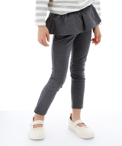 Catherine Cottage(キャサリンコテージ)の「フリルカラーストレッチパンツ(その他パンツ・キッズ・グレー系その他4/グレー系その他2/ブルー系その他2/グリーン系その他2/ネイビー/グレー系その他3/グレー/パープル/グリーン系その他4/ライラック/ブルー系その他3/ブラック/ベージュ系その他2/レッド系その他2/ピンク系その他2/パープル系その他6/イエロー系その他3/ブラウン/オリーブ/ブラウン系その他2・100/120/150/90/160/130/110/140)」の4枚目の写真