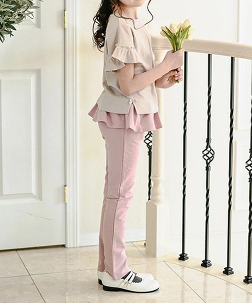 Catherine Cottage(キャサリンコテージ)の「フリルカラーストレッチパンツ(その他パンツ・キッズ・グレー系その他4/グレー系その他2/ブルー系その他2/グリーン系その他2/ネイビー/グレー系その他3/グレー/パープル/グリーン系その他4/ライラック/ブルー系その他3/ブラック/ベージュ系その他2/レッド系その他2/ピンク系その他2/パープル系その他6/イエロー系その他3/ブラウン/オリーブ/ブラウン系その他2・100/120/150/90/160/130/110/140)」の22枚目の写真