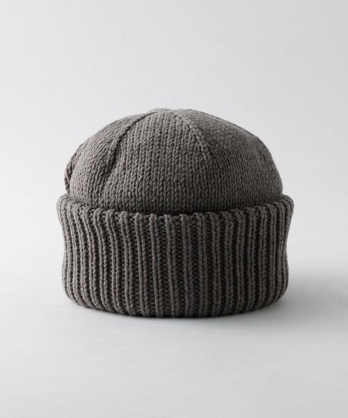 crepuscule（クレプスキュール）の「＜crepuscule＞ KNIT CAP/ﾆｯﾄｷｬｯﾌﾟ（ニットキャップ/ビーニー・メンズ・ブラック/グレー/ブラウン・FREE）」の6枚目の写真