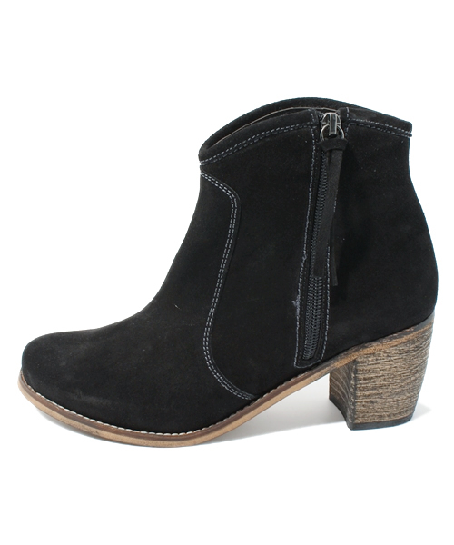 NANO universe（ナノユニバース）の「GIANNI ZENNA/FF/ショートウエスタン（ブーツ・レディース・ダークブラウン/ブラック・36/37/38）」の3枚目の写真