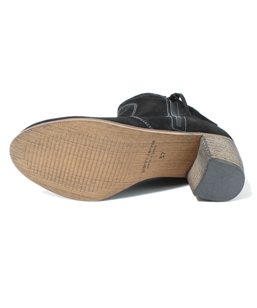 NANO universe（ナノユニバース）の「GIANNI ZENNA/FF/ショートウエスタン（ブーツ・レディース・ダークブラウン/ブラック・36/37/38）」の4枚目の写真