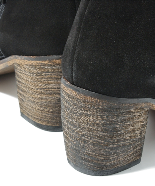 NANO universe（ナノユニバース）の「GIANNI ZENNA/FF/ショートウエスタン（ブーツ・レディース・ダークブラウン/ブラック・36/37/38）」の9枚目の写真