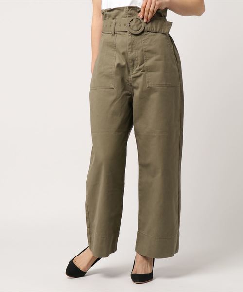 Heather（ヘザー）の「ウエストフリル／ワークワイドパンツ 783145（デニムパンツ・レディース・ブルー系その他/ベージュ系その他/カーキ/ライトブルー・M/S）」の11枚目の写真