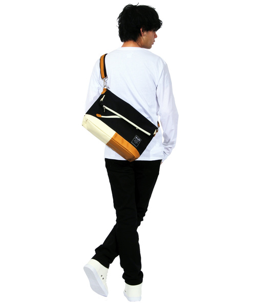 ８(eight)（エイト）の「クラッチバッグ 2WAY ショルダーバッグ（クラッチバッグ・メンズ・ブラック/ネイビー/インディゴブルー/ライトブラウン/ダークグレー・FREE）」の6枚目の写真