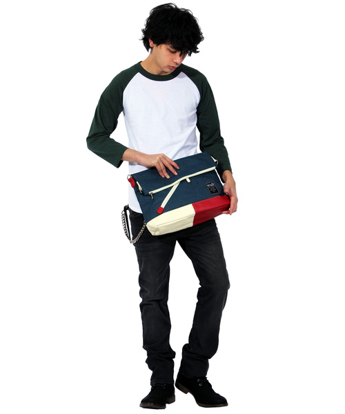 ８(eight)（エイト）の「クラッチバッグ 2WAY ショルダーバッグ（クラッチバッグ・メンズ・ブラック/ネイビー/インディゴブルー/ライトブラウン/ダークグレー・FREE）」の9枚目の写真