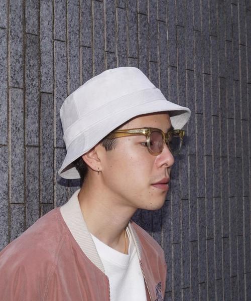 KAIKO（カイコー）の「KAIKO PIG SUEDE BUCKET HAT（ハット・メンズ・オフホワイト/ブラック/ブラウン系その他・FREE）」の11枚目の写真