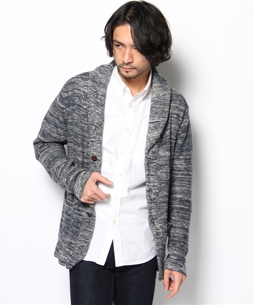 UNITED ARROWS（ユナイテッドアローズ）の「UA コットンリネンミックスショールカーディガン (1302ktb)（mg1306uL) ◆◆◆（カーディガン/ボレロ・メンズ・ケリー/ロイヤルブルー・X-SMALL/SMALL/MEDIUM/LARGE/X-LARGE）」の6枚目の写真