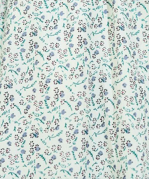 natural couture（ナチュラルクチュール）の「花柄ロングワンピース（ワンピース・レディース・アイボリー/ブラック/ブラウン・FREE）」の7枚目の写真