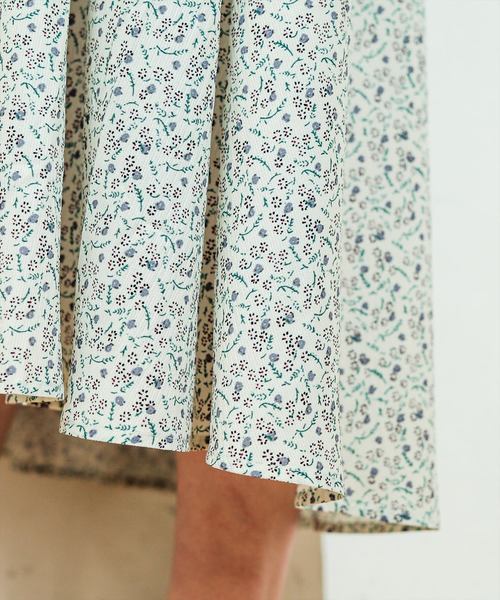 natural couture（ナチュラルクチュール）の「花柄ロングワンピース（ワンピース・レディース・アイボリー/ブラック/ブラウン・FREE）」の20枚目の写真