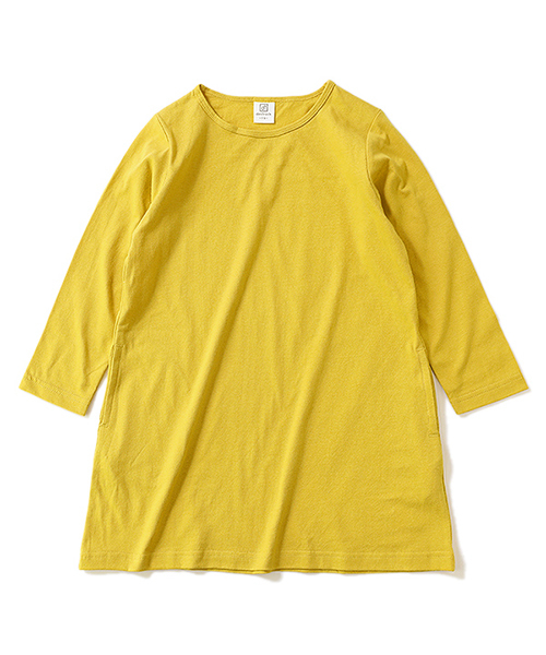 devirock（デビロック）の「長袖Aラインワンピース（ワンピース・キッズ・ホワイト/パープル系その他/ブラック/イエロー系その他/ラベンダー/杢グレー/レッド系その他/スモークピンク/ネイビー/グリーン系その他/カーキ/レッド系その他2/ブルーグレー/モカ/ピンク系その他/イエロー系その他2・120cm/130cm/100cm/140cm/150cm/110cm/90cm/160cm）」の20枚目の写真