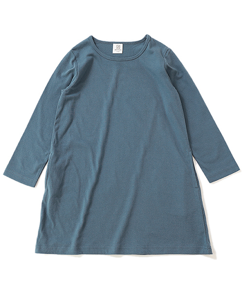 devirock（デビロック）の「長袖Aラインワンピース（ワンピース・キッズ・ホワイト/パープル系その他/ブラック/イエロー系その他/ラベンダー/杢グレー/レッド系その他/スモークピンク/ネイビー/グリーン系その他/カーキ/レッド系その他2/ブルーグレー/モカ/ピンク系その他/イエロー系その他2・120cm/130cm/100cm/140cm/150cm/110cm/90cm/160cm）」の22枚目の写真