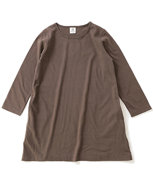 devirock（デビロック）の「長袖Aラインワンピース（ワンピース・キッズ・ホワイト/パープル系その他/ブラック/イエロー系その他/ラベンダー/杢グレー/レッド系その他/スモークピンク/ネイビー/グリーン系その他/カーキ/レッド系その他2/ブルーグレー/モカ/ピンク系その他/イエロー系その他2・120cm/130cm/100cm/140cm/150cm/110cm/90cm/160cm）」の21枚目の写真