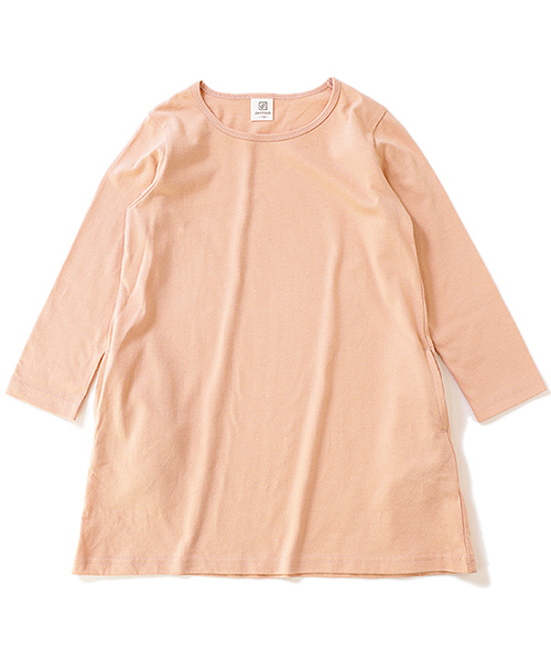 devirock（デビロック）の「長袖Aラインワンピース（ワンピース・キッズ・ホワイト/パープル系その他/ブラック/イエロー系その他/ラベンダー/杢グレー/レッド系その他/スモークピンク/ネイビー/グリーン系その他/カーキ/レッド系その他2/ブルーグレー/モカ/ピンク系その他/イエロー系その他2・120cm/130cm/100cm/140cm/150cm/110cm/90cm/160cm）」の18枚目の写真