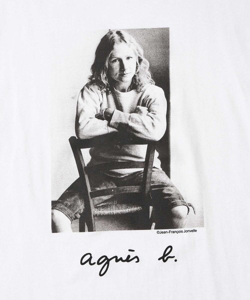agnes b.（アニエスベー）の「【agnes b. pour ADAM ET ROPE'】photo T-shirt（Tシャツ/カットソー・メンズ・ホワイト・L/XL/XXL）」の5枚目の写真