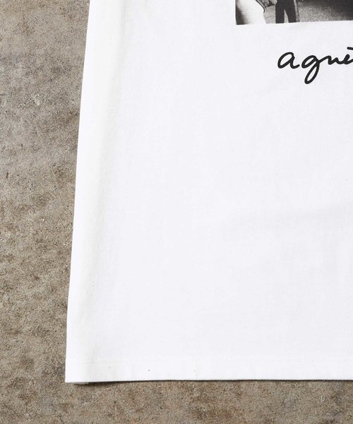agnes b.（アニエスベー）の「【agnes b. pour ADAM ET ROPE'】photo T-shirt（Tシャツ/カットソー・メンズ・ホワイト・L/XL/XXL）」の6枚目の写真