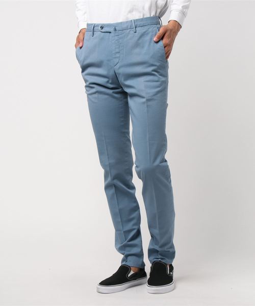 GTA（ジーティーアー）の「GTA: コットンストレッチ パンツ（スラックス・メンズ・ホワイト/ダークブラウン/ベージュ/ネイビー/オリーブ/サックスブルー/ピンク/イエロー/ブルー・44/46/48/50/42）」の6枚目の写真