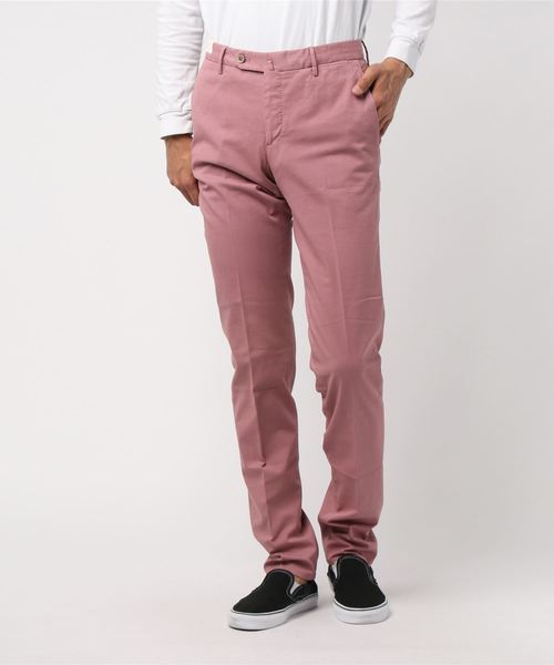 GTA（ジーティーアー）の「GTA: コットンストレッチ パンツ（スラックス・メンズ・ホワイト/ダークブラウン/ベージュ/ネイビー/オリーブ/サックスブルー/ピンク/イエロー/ブルー・44/46/48/50/42）」の9枚目の写真