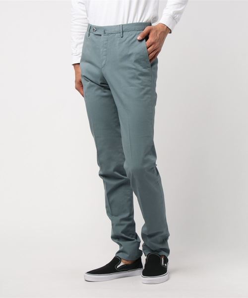 GTA（ジーティーアー）の「GTA: コットンストレッチ パンツ（スラックス・メンズ・ホワイト/ダークブラウン/ベージュ/ネイビー/オリーブ/サックスブルー/ピンク/イエロー/ブルー・44/46/48/50/42）」の7枚目の写真