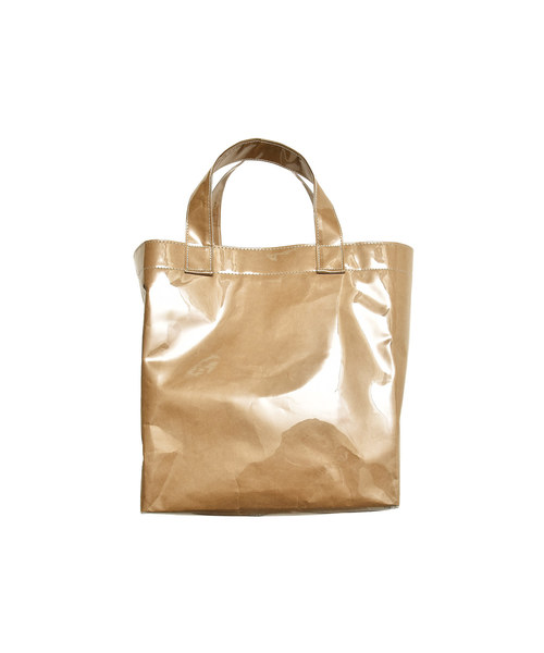 MinoriTY（マイノリティ）の「クリア PVCペーパートートバック ショッパー クリアバッグ（トートバッグ・メンズ・ベージュ・FREE）」の4枚目の写真