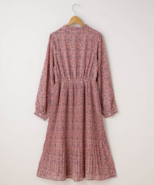 OLIVE des OLIVE（オリーブデオリーブ）の「NEW消しプリーツプチハイワンピース（ワンピース・レディース・ブラック/オフホワイト/ピンク・FREE）」の6枚目の写真