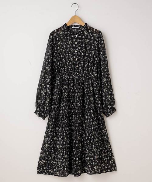 OLIVE des OLIVE（オリーブデオリーブ）の「NEW消しプリーツプチハイワンピース（ワンピース・レディース・ブラック/オフホワイト/ピンク・FREE）」の11枚目の写真