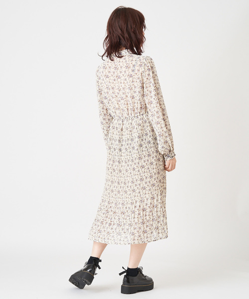 OLIVE des OLIVE（オリーブデオリーブ）の「NEW消しプリーツプチハイワンピース（ワンピース・レディース・ブラック/オフホワイト/ピンク・FREE）」の20枚目の写真