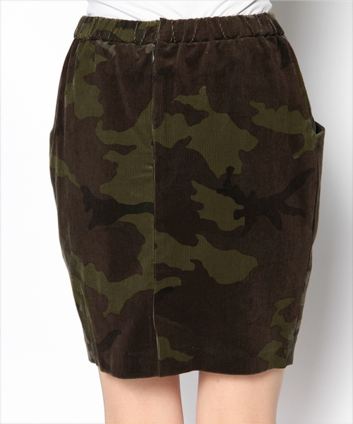 SHIPS for women(シップスフォーウィメン)の「カモ ビッグ ポケットスカート(スカート・レディース・ライトグリーン/オリーブ・36/38/34)」の6枚目の写真