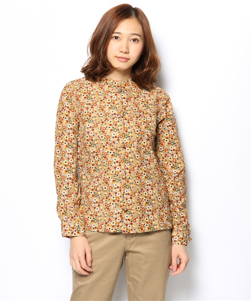 BEAMS BOY(ビームスボーイ)の「△BEAMS BOY / コード フラワー チャイナ**(シャツ/ブラウス・レディース・グレー/ベージュ・ONE SIZE)」の11枚目の写真