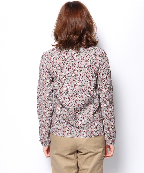 BEAMS BOY(ビームスボーイ)の「△BEAMS BOY / コード フラワー チャイナ**(シャツ/ブラウス・レディース・グレー/ベージュ・ONE SIZE)」の8枚目の写真