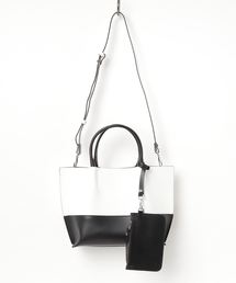 GIANNI CHIARINI: 【TWENTY】 バイカラー トートバッグ