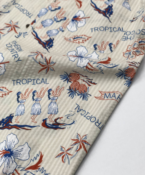 ADMIX/ATELIER SAB MEN（アドミックスアトリエサブメン）の「シアサッカー アロハ プリント イージー ショートパンツ（その他パンツ・メンズ・ブルー/マルチ/ブラック/ベージュ・48/50）」の18枚目の写真