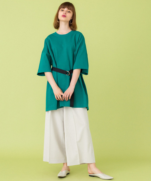 UNITED TOKYO（ユナイテッドトウキョウ）の「ウォッシャブルワイドパンツ（その他パンツ・レディース・ブラック/パープル/アイボリー/ブルー・1/2/3）」の8枚目の写真